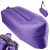 Saltea Autogonflabila “Lazy Bag” tip sezlong, 230 x 70cm, culoare Violet, pentru camping, plaja sau piscina