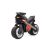 Motocicleta fara pedale, MX-ON, neagra, 70x30x49,3 cm, Polesie