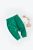 Pantaloni Bebe Unisex din bumbac organic Verde BabyCosy (Marime: 9-12 luni)