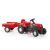 Tractor cu pedale si remorca, Rosu, 52x144x45 cm – DOLU