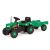 Tractor cu pedale si remorca/verde/53x143x45 – Dolu